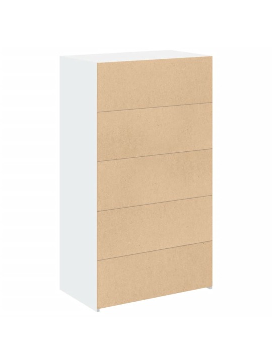Skříň highboard bílá 70 x 41 x 124 cm kompozitní dřevo