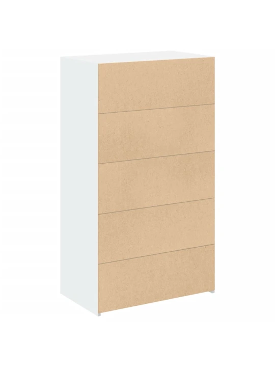 Skříň highboard bílá 70 x 41 x 124 cm kompozitní dřevo