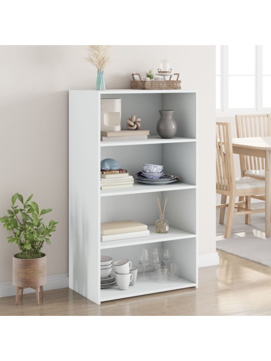 Skříň highboard bílá 70 x 41 x 124 cm kompozitní dřevo
