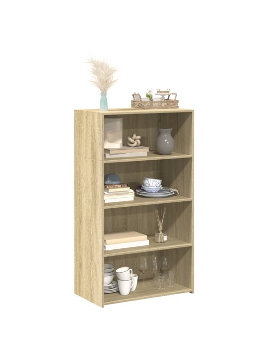 Skříň highboard dub sonoma 70 x 41 x 124 cm kompozitní dřevo