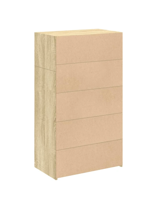 Skříň highboard dub sonoma 70 x 41 x 124 cm kompozitní dřevo