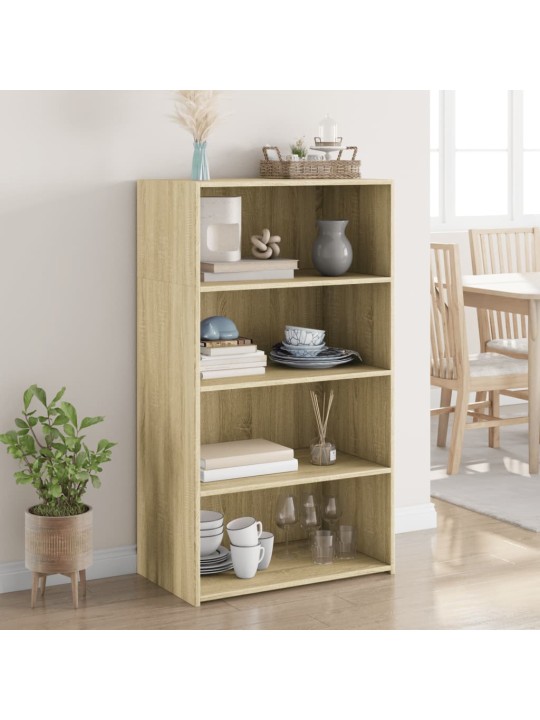 Skříň highboard dub sonoma 70 x 41 x 124 cm kompozitní dřevo