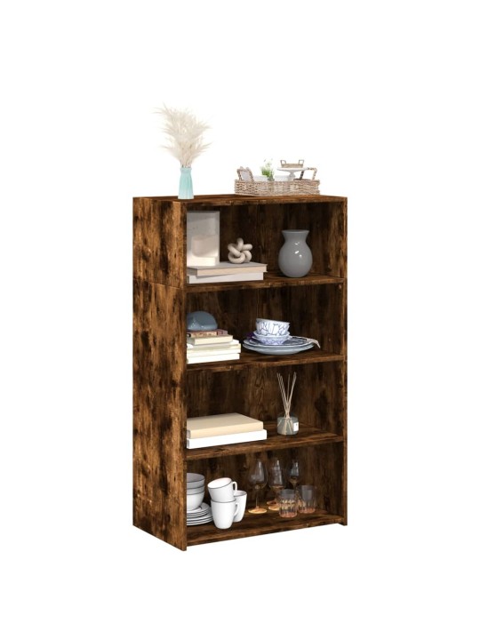 Skříň highboard kouřový dub 70 x 41 x 124 cm kompozitní dřevo