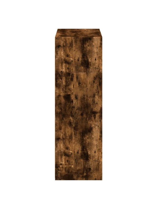 Skříň highboard kouřový dub 70 x 41 x 124 cm kompozitní dřevo