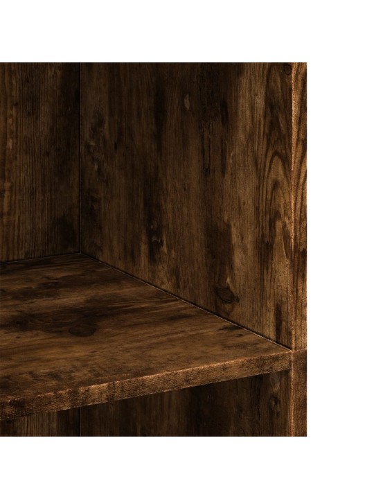 Skříň highboard kouřový dub 70 x 41 x 124 cm kompozitní dřevo