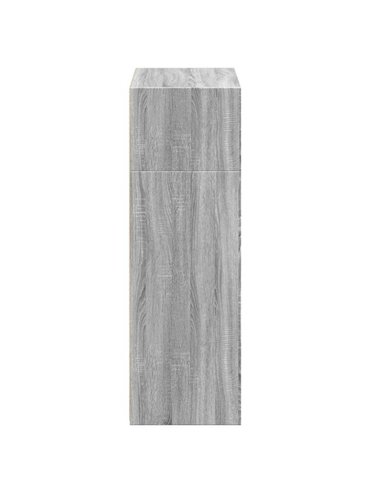 Skříň highboard šedá sonoma 70 x 41 x 124 cm kompozitní dřevo