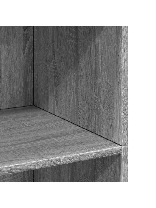 Skříň highboard šedá sonoma 70 x 41 x 124 cm kompozitní dřevo