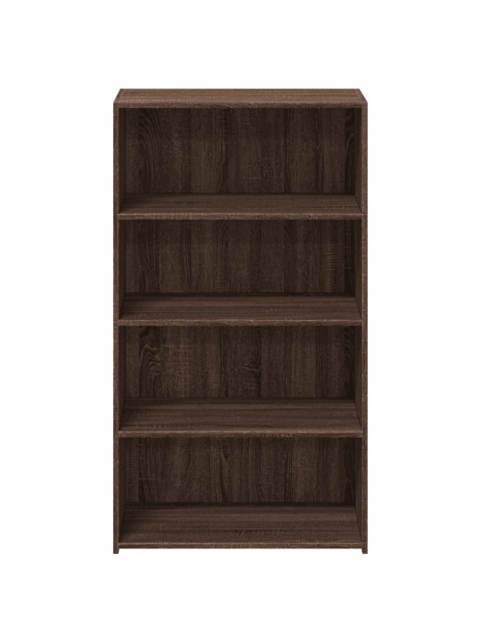 Skříň highboard hnědý dub 70 x 41 x 124 cm kompozitní dřevo