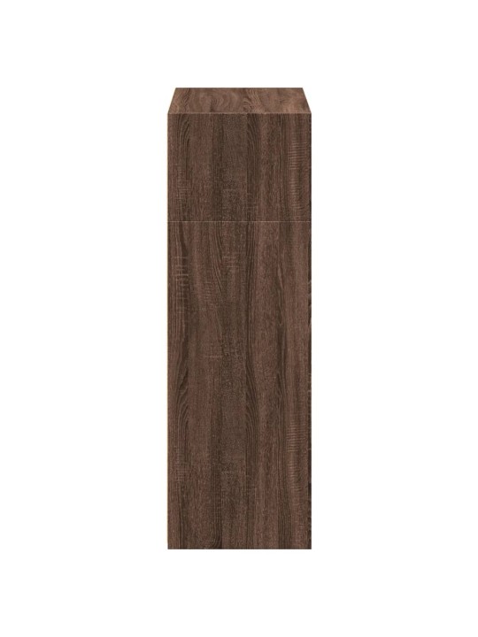 Skříň highboard hnědý dub 70 x 41 x 124 cm kompozitní dřevo