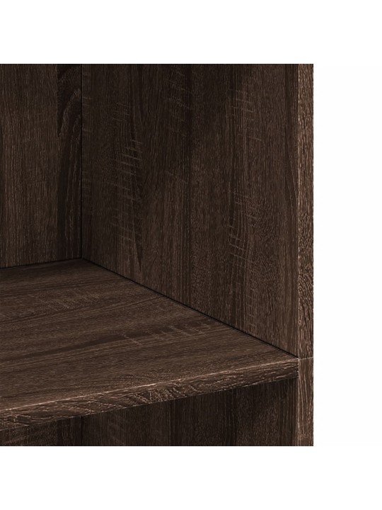 Skříň highboard hnědý dub 70 x 41 x 124 cm kompozitní dřevo