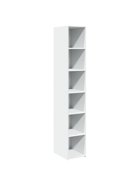 Skříň highboard bílá 30 x 41 x 185 cm kompozitní dřevo