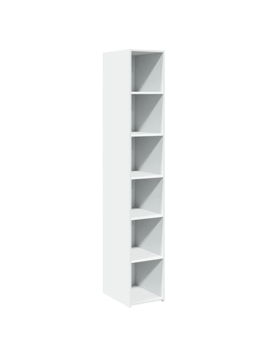 Skříň highboard bílá 30 x 41 x 185 cm kompozitní dřevo