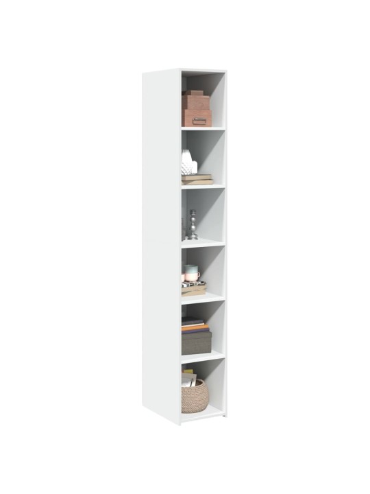 Skříň highboard bílá 30 x 41 x 185 cm kompozitní dřevo