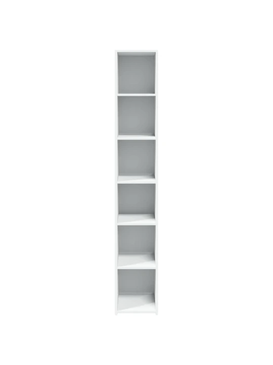 Skříň highboard bílá 30 x 41 x 185 cm kompozitní dřevo