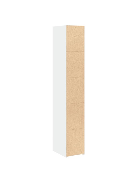 Skříň highboard bílá 30 x 41 x 185 cm kompozitní dřevo