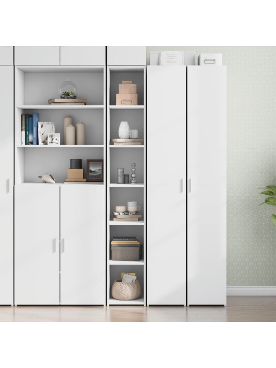 Skříň highboard bílá 30 x 41 x 185 cm kompozitní dřevo