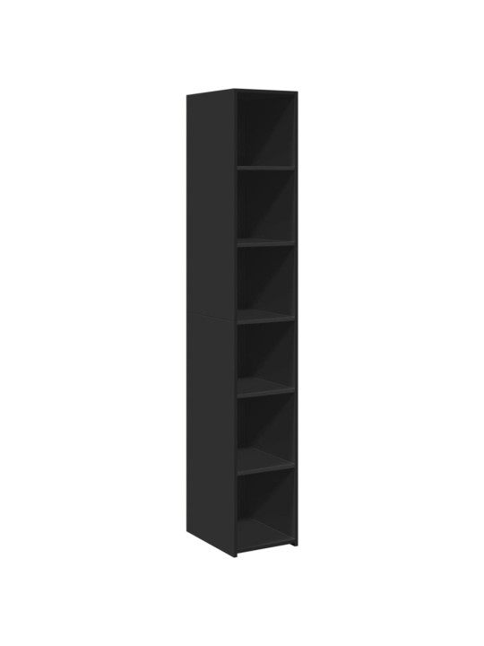 Skříň highboard černá 30 x 41 x 185 cm kompozitní dřevo