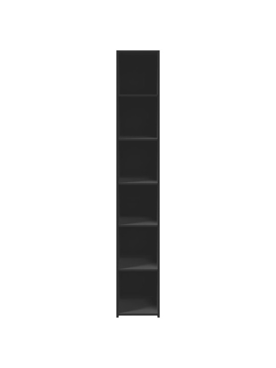 Skříň highboard černá 30 x 41 x 185 cm kompozitní dřevo