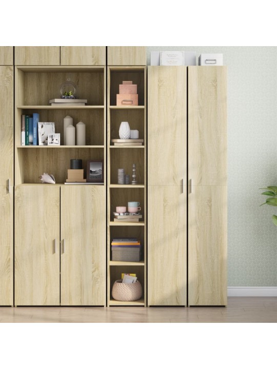 Skříň highboard dub sonoma 30 x 41 x 185 cm kompozitní dřevo