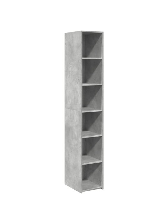 Skříň highboard betonově šedá 30 x 41 x 185 cm kompozitní dřevo