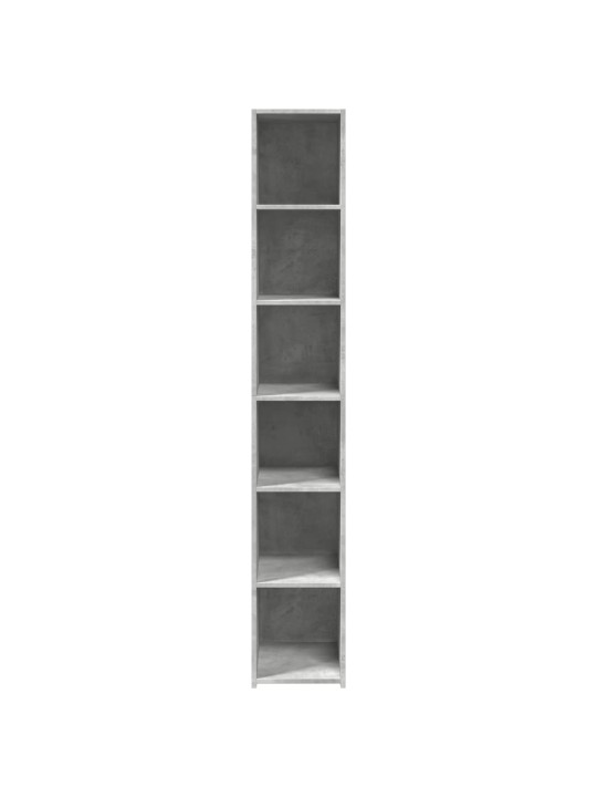 Skříň highboard betonově šedá 30 x 41 x 185 cm kompozitní dřevo