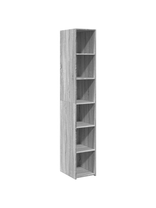 Skříň highboard šedá sonoma 30 x 41 x 185 cm kompozitní dřevo