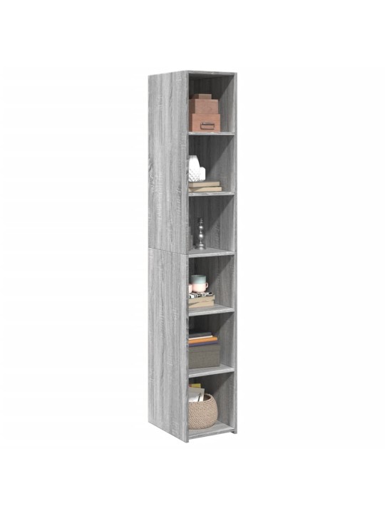 Skříň highboard šedá sonoma 30 x 41 x 185 cm kompozitní dřevo