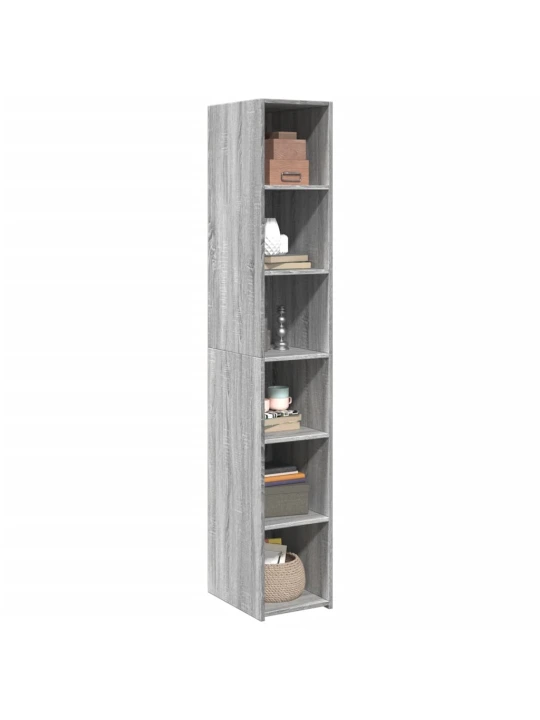 Skříň highboard šedá sonoma 30 x 41 x 185 cm kompozitní dřevo