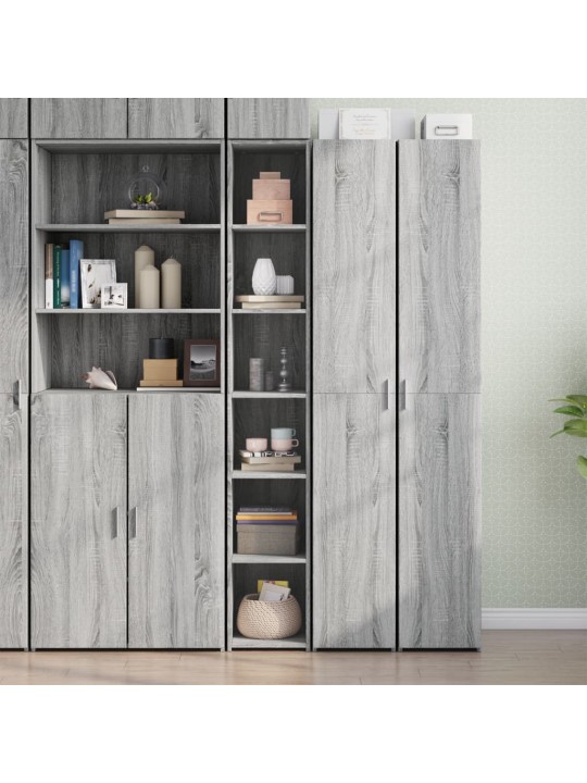 Skříň highboard šedá sonoma 30 x 41 x 185 cm kompozitní dřevo