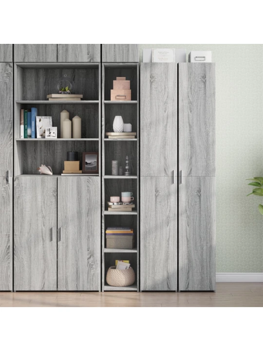 Skříň highboard šedá sonoma 30 x 41 x 185 cm kompozitní dřevo