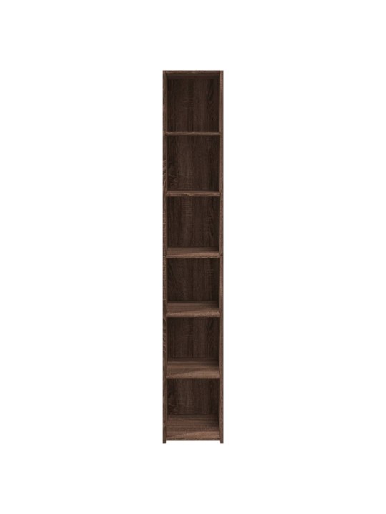Skříň highboard hnědý dub 30 x 41 x 185 cm kompozitní dřevo