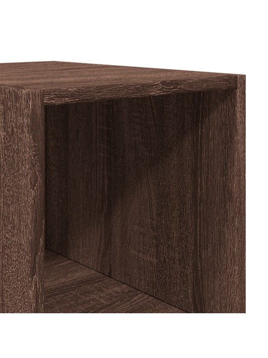 Skříň highboard hnědý dub 30 x 41 x 185 cm kompozitní dřevo