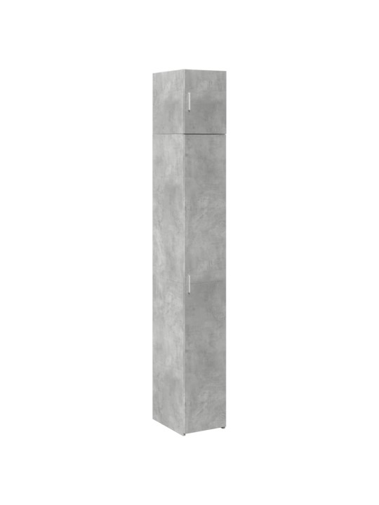 Úložná skříňka betonově šedá 30x42,5x225 cm kompozitní dřevo