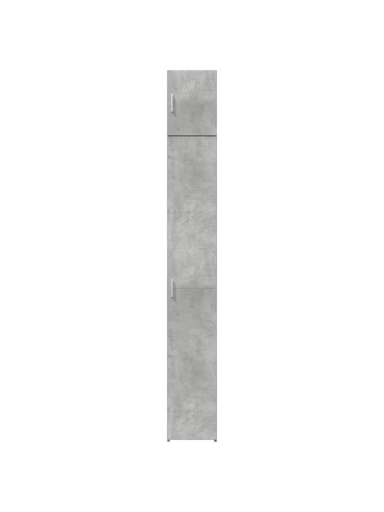 Úložná skříňka betonově šedá 30x42,5x225 cm kompozitní dřevo