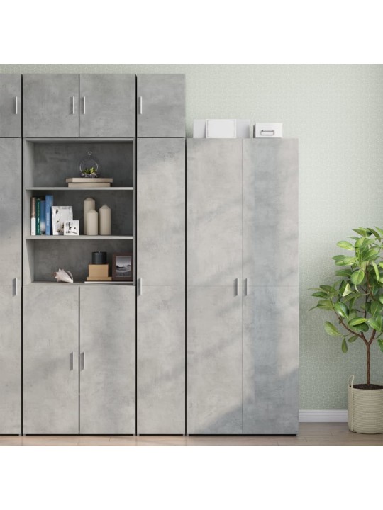 Úložná skříňka betonově šedá 30x42,5x225 cm kompozitní dřevo