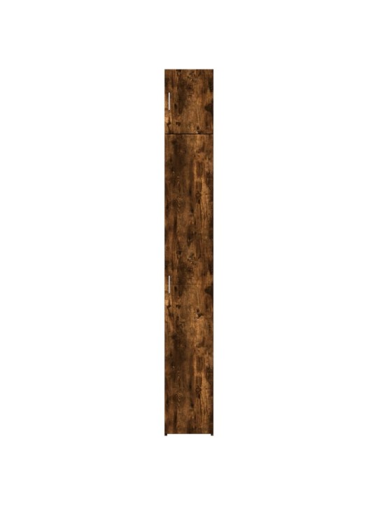 Úzká úložná skříňka kouřový dub 30x42,5x225 cm kompozitní dřevo