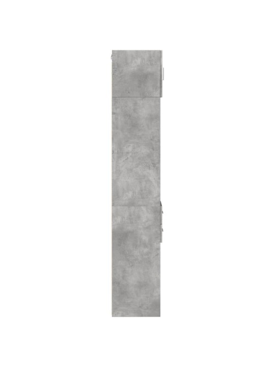 Úložná skříňka betonově šedá 30x42,5x225 cm kompozitní dřevo