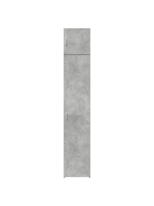 Úložná skříňka betonově šedá 40x42,5x225 cm kompozitní dřevo
