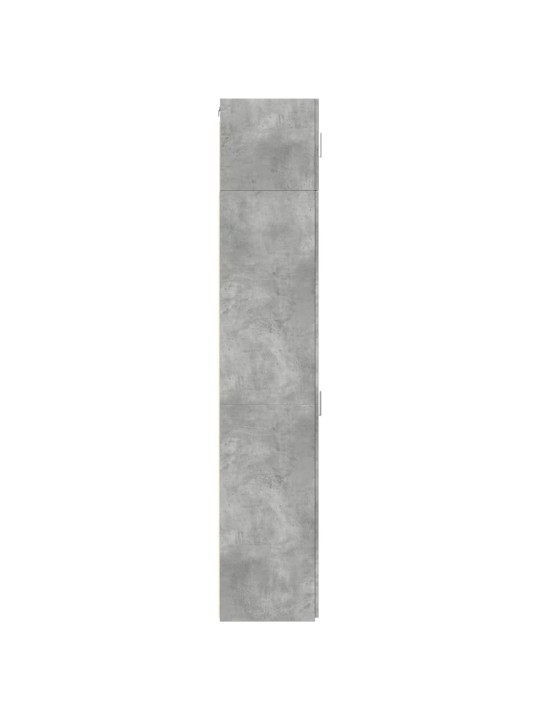 Úložná skříňka betonově šedá 40x42,5x225 cm kompozitní dřevo