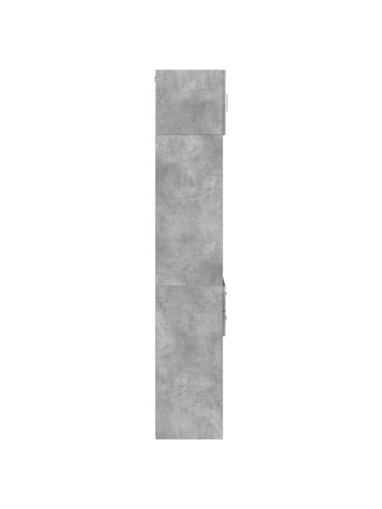 Úložná skříňka betonově šedá 40x42,5x225 cm kompozitní dřevo