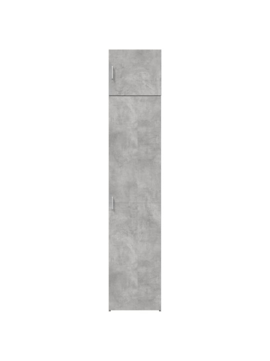 Úložná skříňka betonově šedá 45x42,5x225 cm kompozitní dřevo