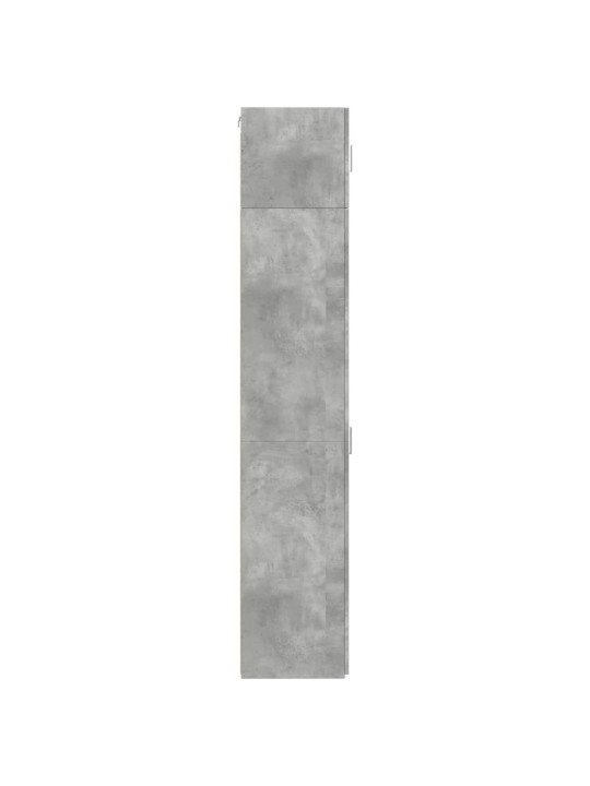 Úložná skříňka betonově šedá 45x42,5x225 cm kompozitní dřevo