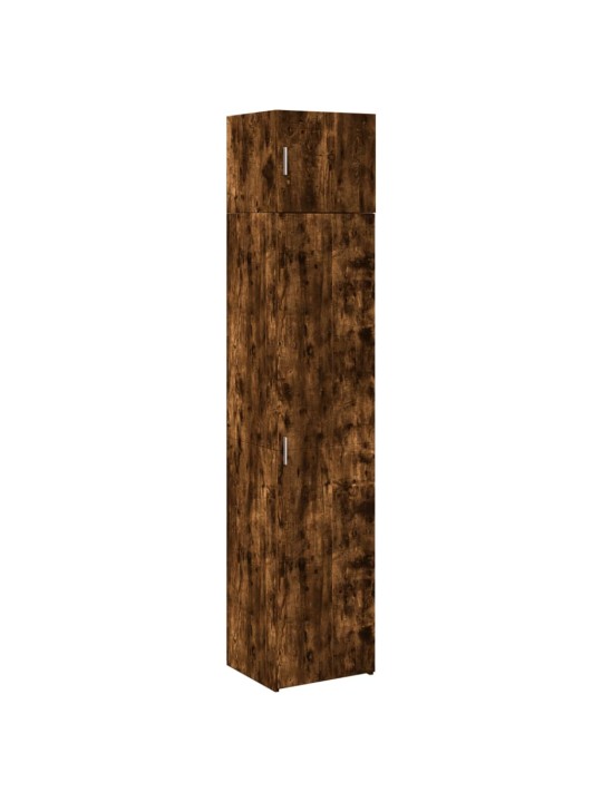 Úzká úložná skříňka kouřový dub 45x42,5x225 cm kompozitní dřevo
