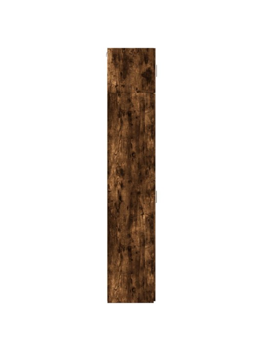 Úzká úložná skříňka kouřový dub 45x42,5x225 cm kompozitní dřevo