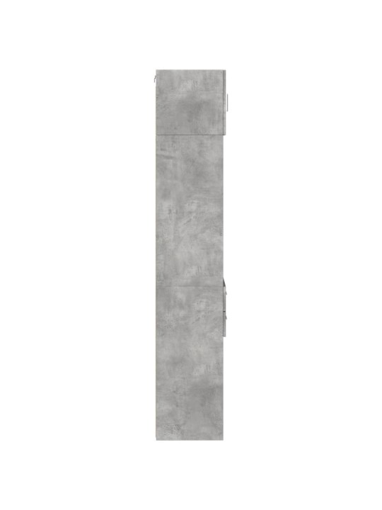 Úložná skříňka betonově šedá 45x42,5x225 cm kompozitní dřevo