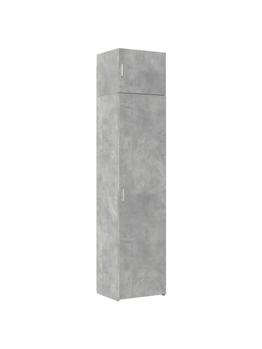 Úložná skříňka betonově šedá 50x42,5x225 cm kompozitní dřevo
