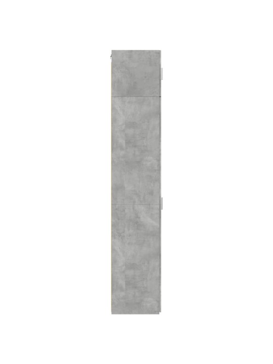 Úložná skříňka betonově šedá 50x42,5x225 cm kompozitní dřevo