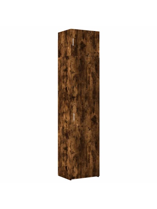 Úzká úložná skříňka kouřový dub 50x42,5x225 cm kompozitní dřevo