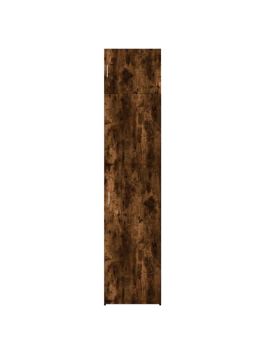 Úzká úložná skříňka kouřový dub 50x42,5x225 cm kompozitní dřevo