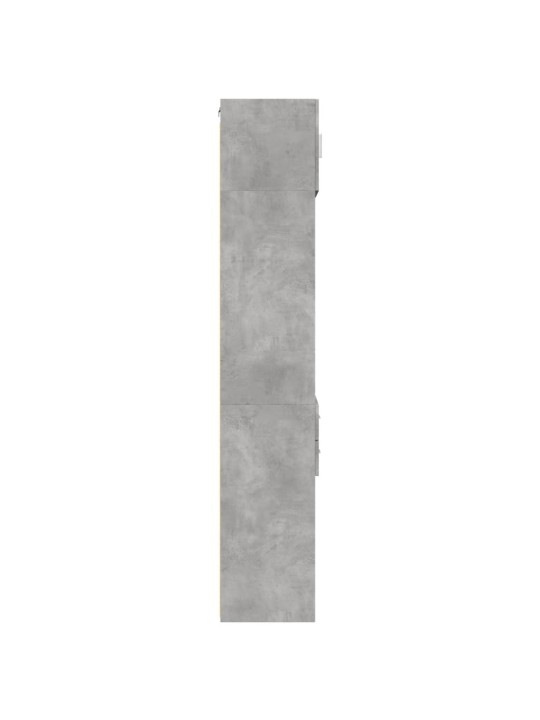 Úložná skříňka betonově šedá 50x42,5x225 cm kompozitní dřevo